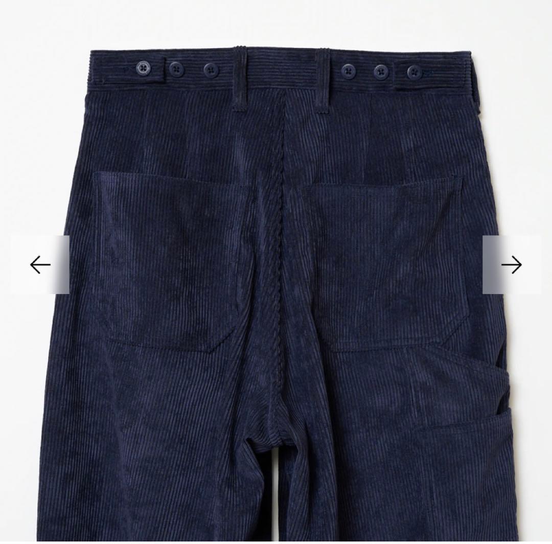 【シシクイ/新品未使用】Painter C / CORDUROY NAVY 30