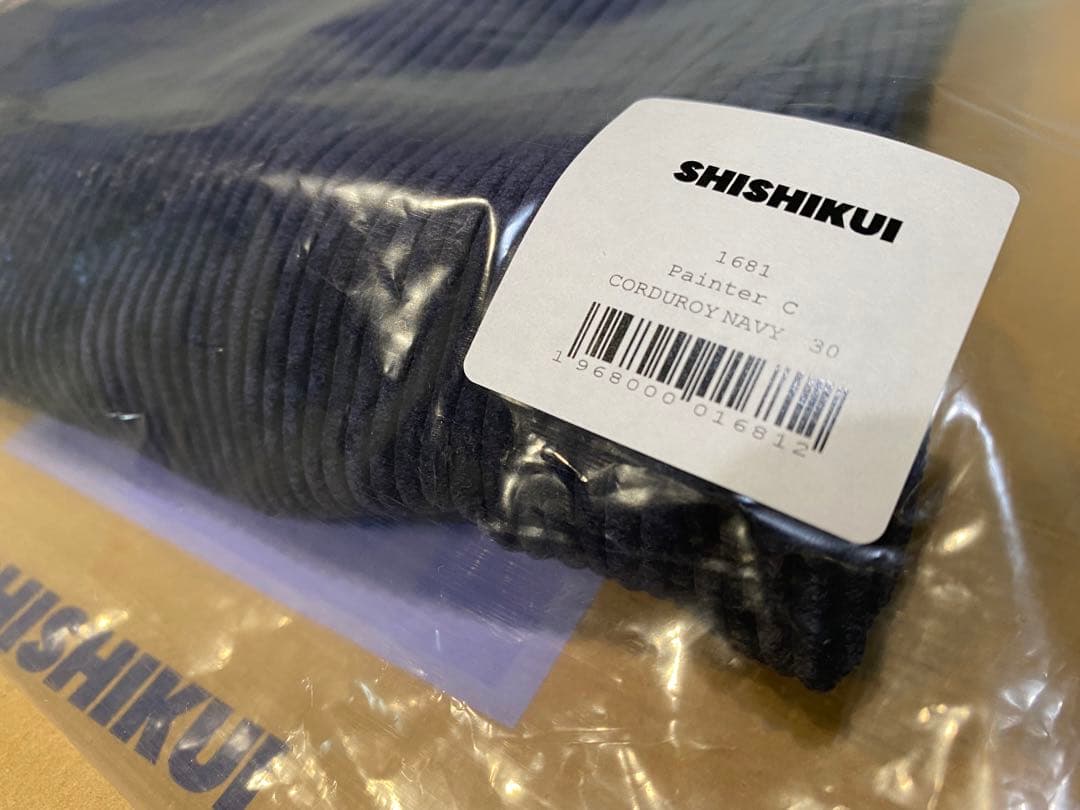 【シシクイ/新品未使用】Painter C / CORDUROY NAVY 30