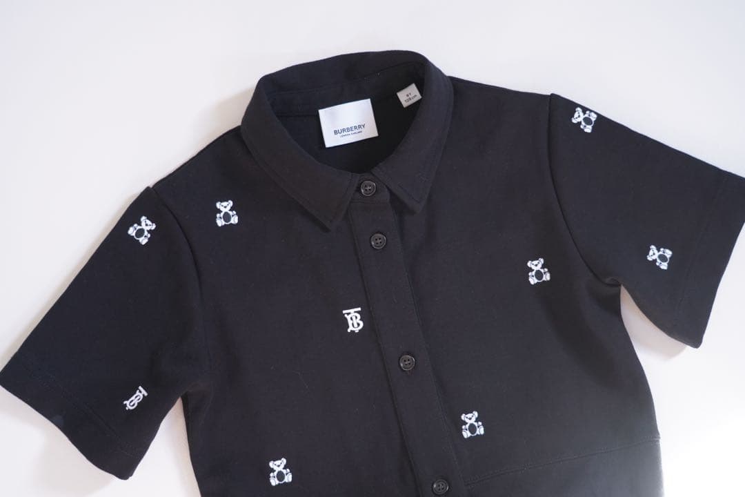 BURBERRY キッズ トーマスベア ブラック ワンピース 130㎝ 現行品