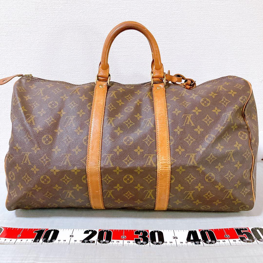 664 ルイヴィトン モノグラム　ハンドバッグ　ボストンバッグ　キーポル50