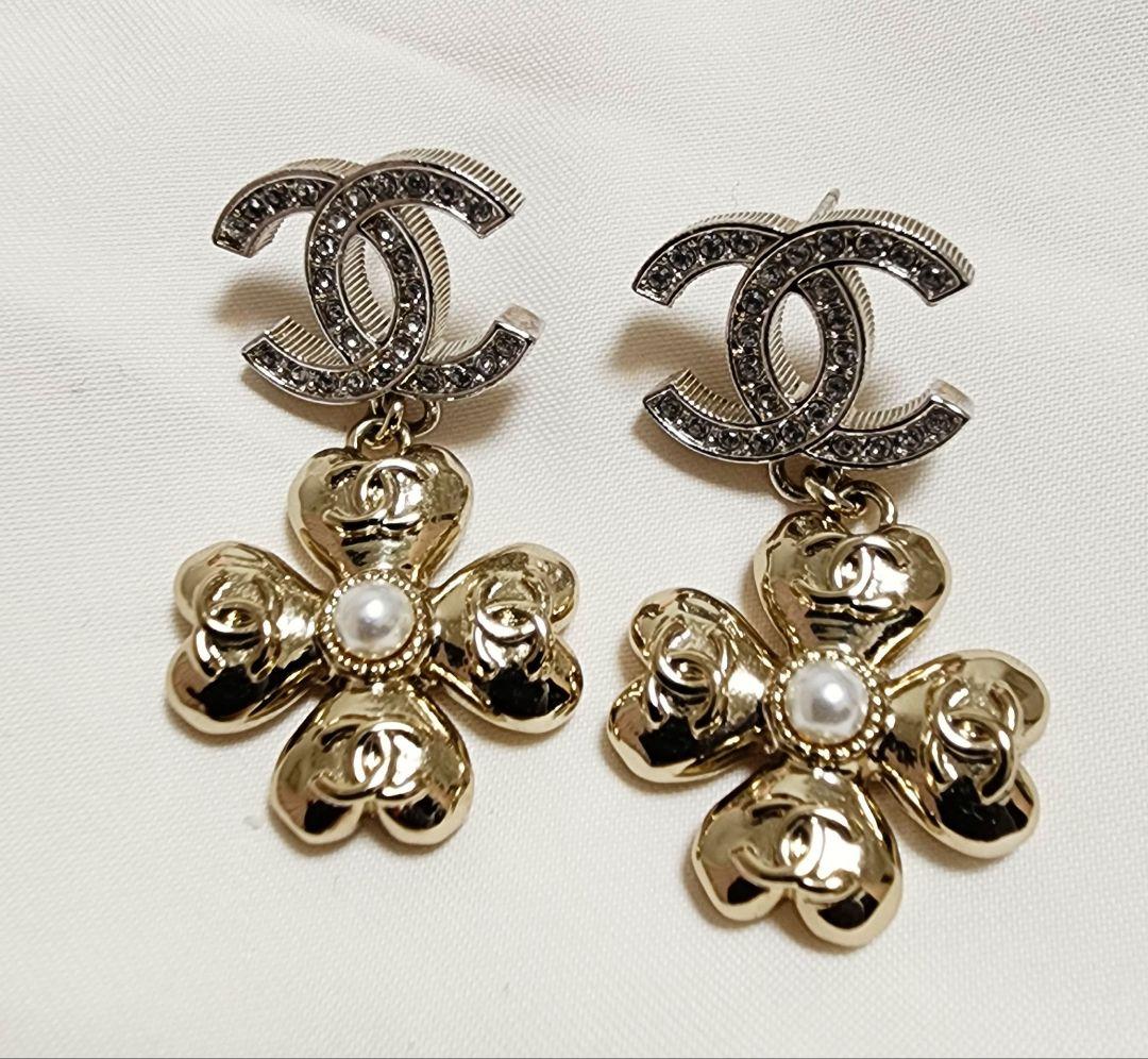CHANEL ピアス CCマーク クローバー AW2024.25