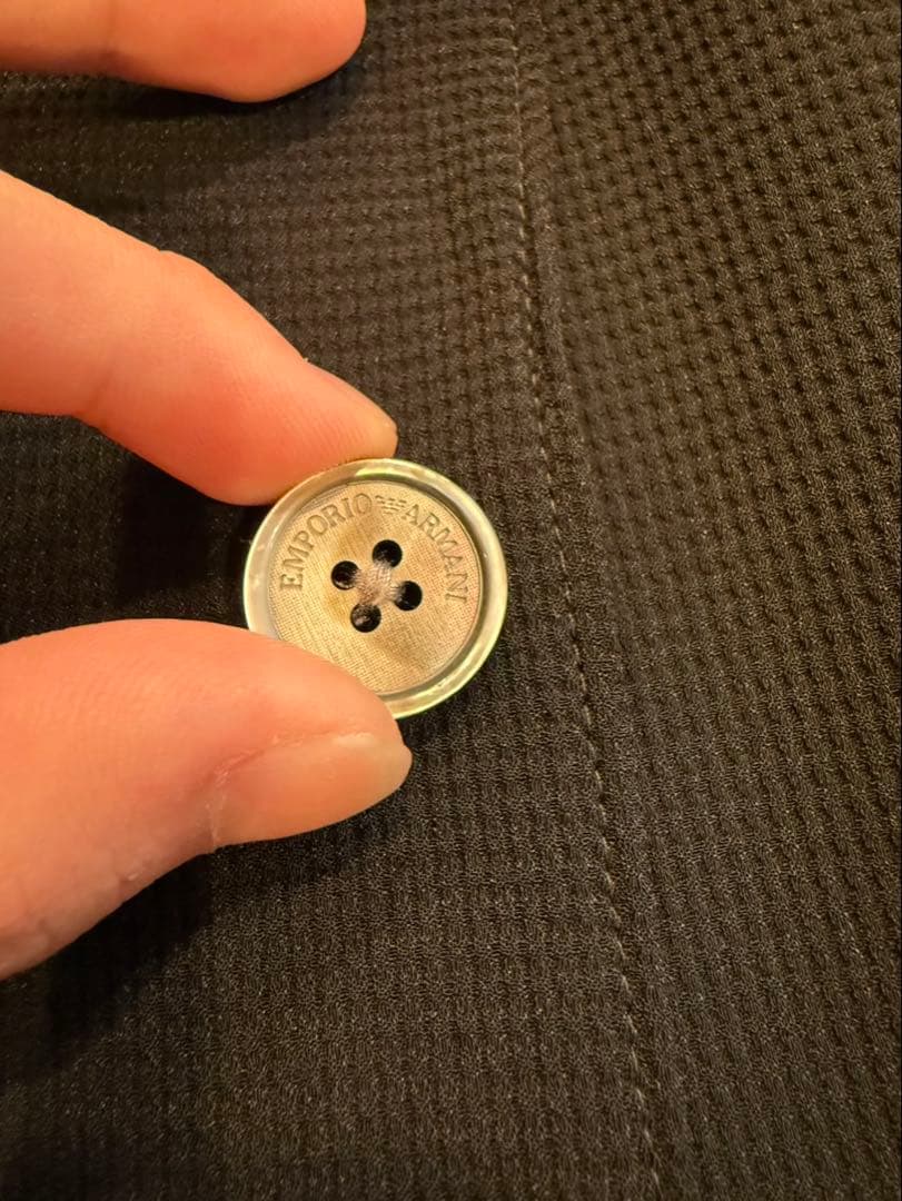 エンポリオアルマーニ　シングルブレストジャケット　ブラック　54