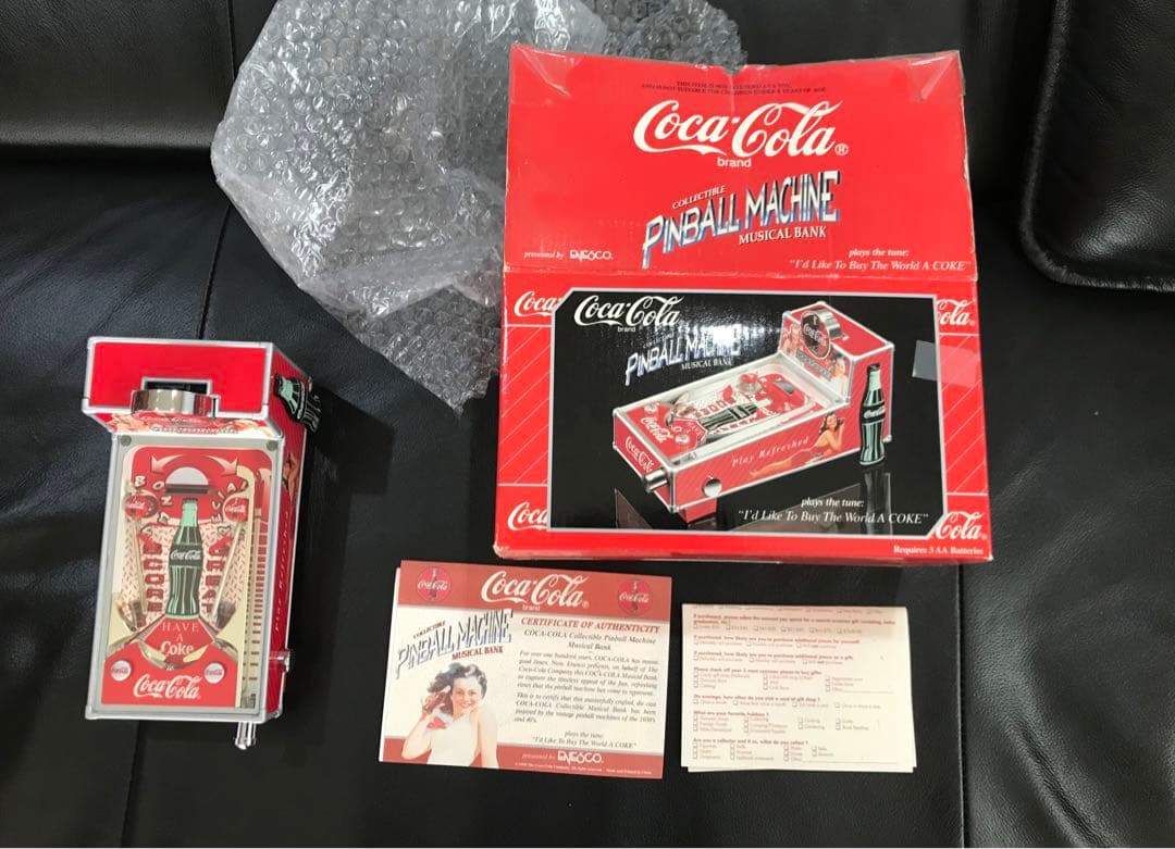 Coca-Cola コカコーラ　ピンボール型　貯金箱アンティーク