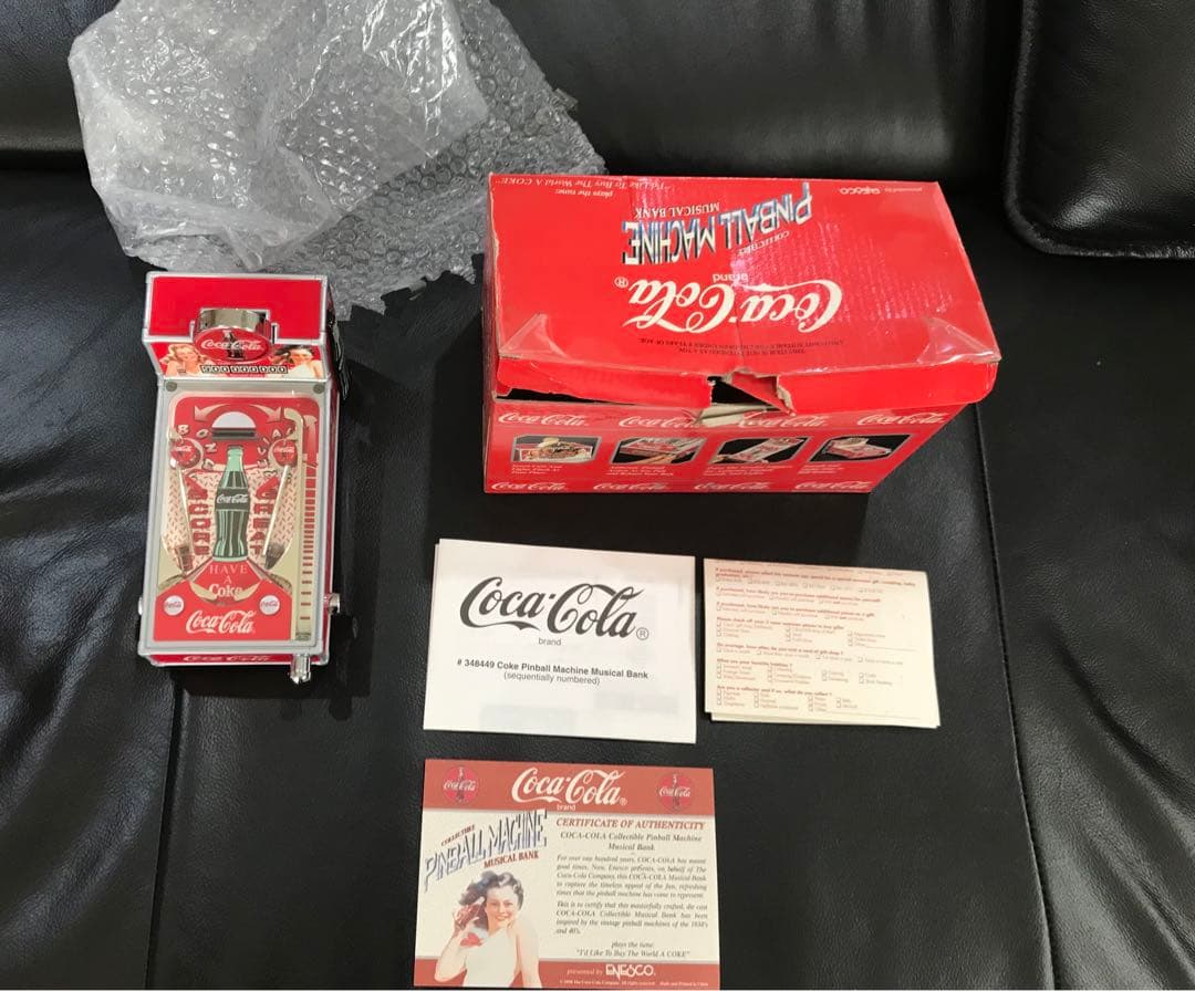 Coca-Cola コカコーラ　ピンボール型　貯金箱アンティーク