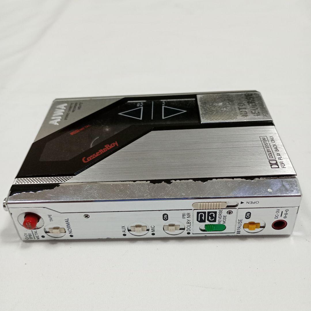 AIWA HS-F7 ステレオカセットレコーダー　シルバー　ジャンク