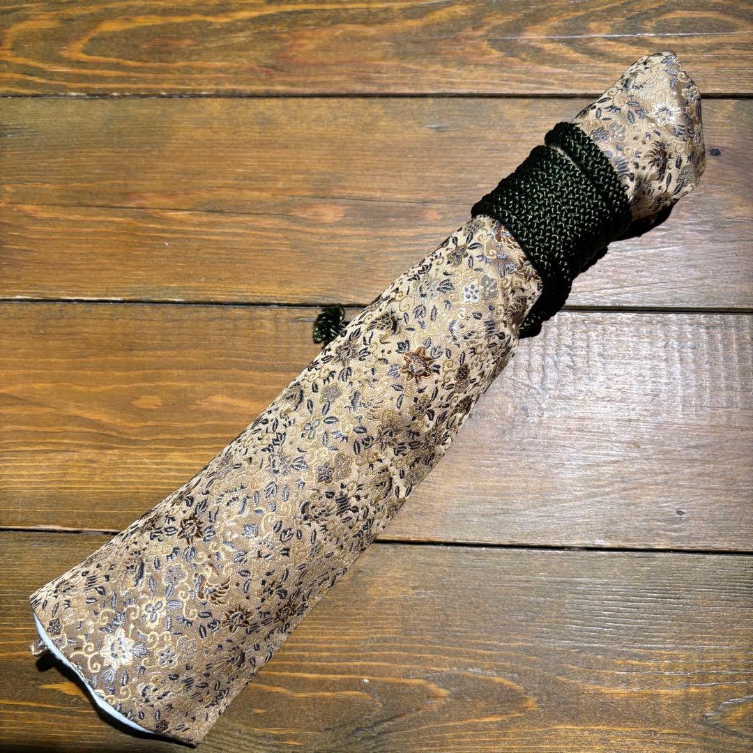 日本刀残欠クラフトナイフNo.81 久次 黒鞘