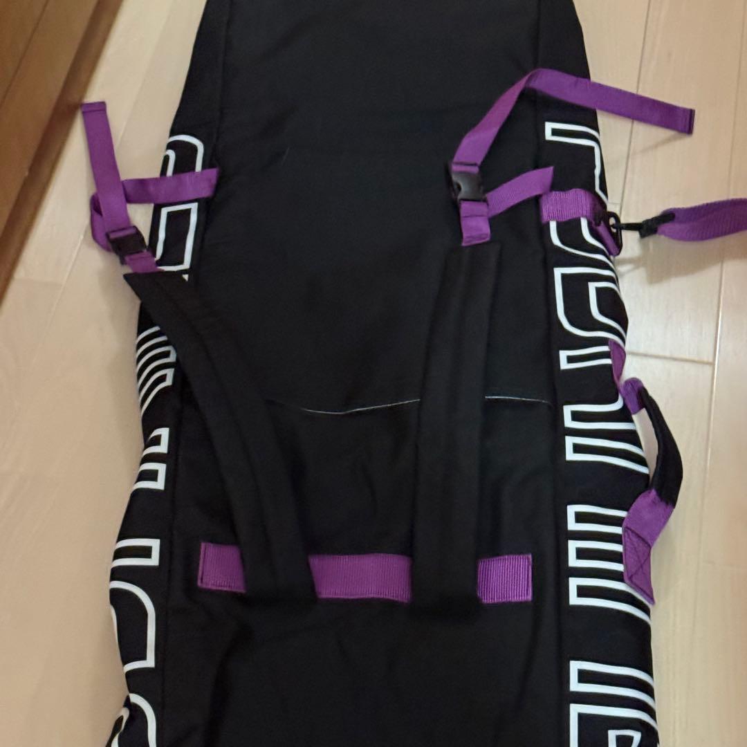 143cm K2 スノーボード 黒 紫 バッグ付き初心者女性レディース格安セット