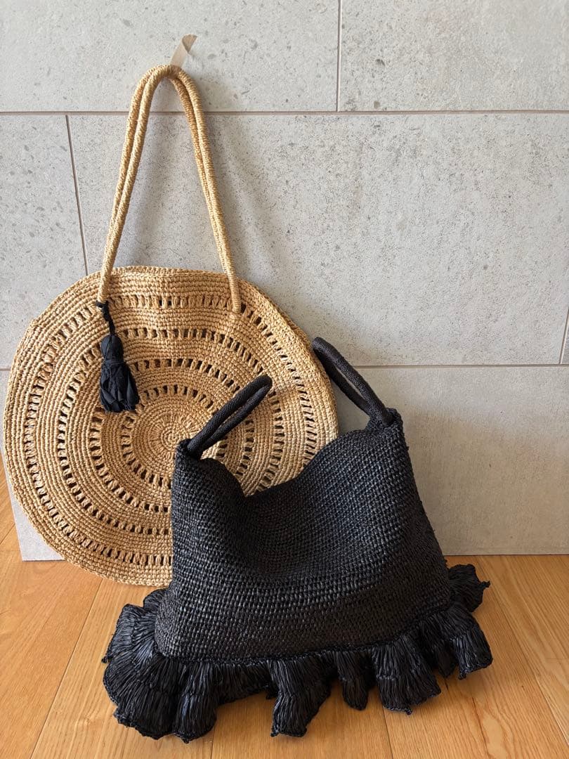 MAISON N.H PARIS メゾンエヌアッシュパリ　カゴバッグ　2個セット