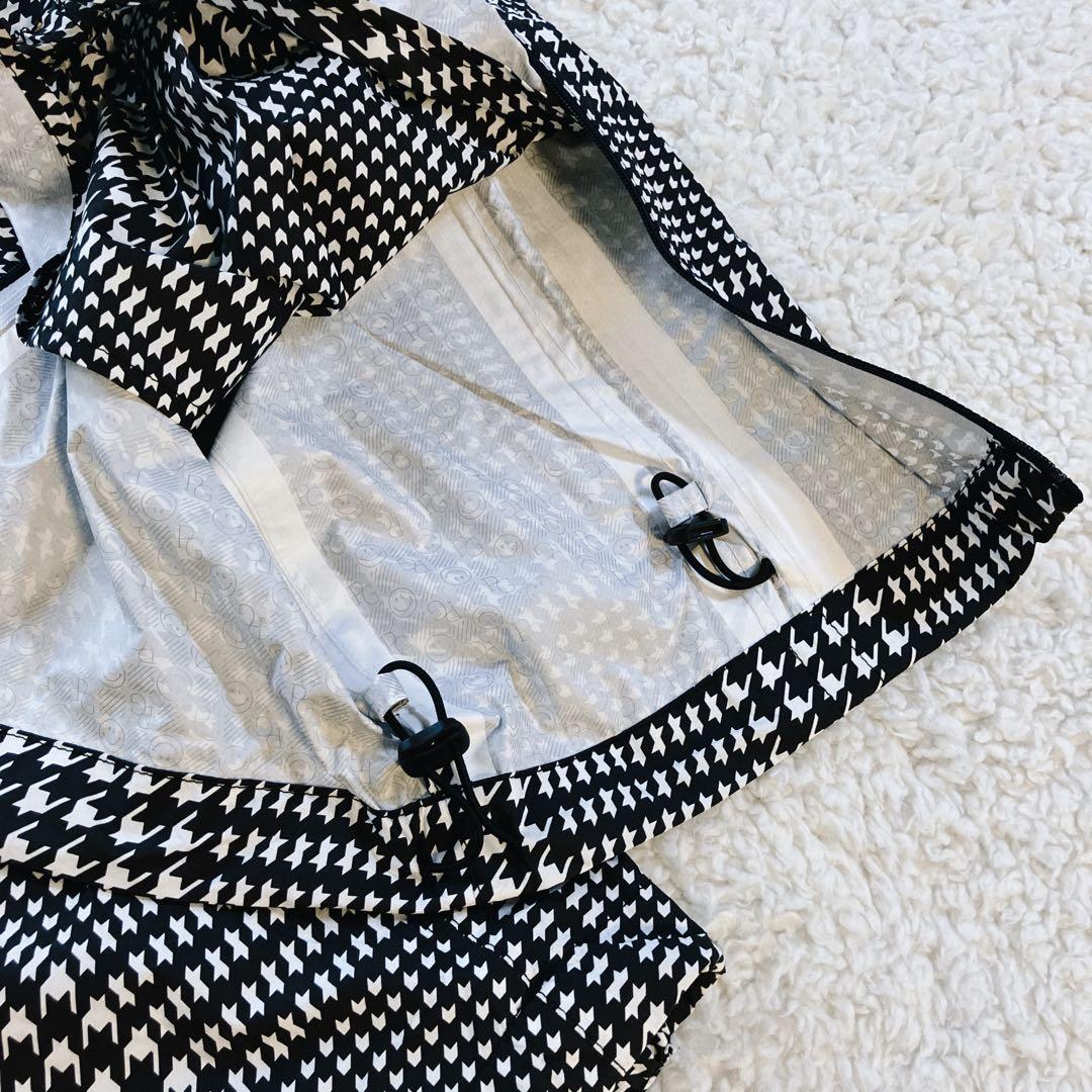 【新品 レインパンツ】パーリーゲイツ ストレッチ 千鳥柄 2/L