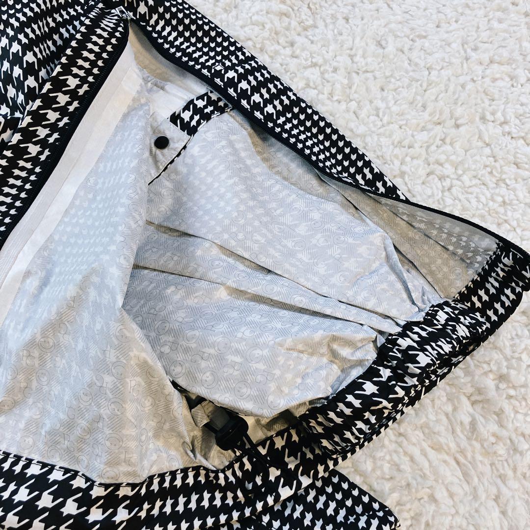 【新品 レインパンツ】パーリーゲイツ ストレッチ 千鳥柄 2/L