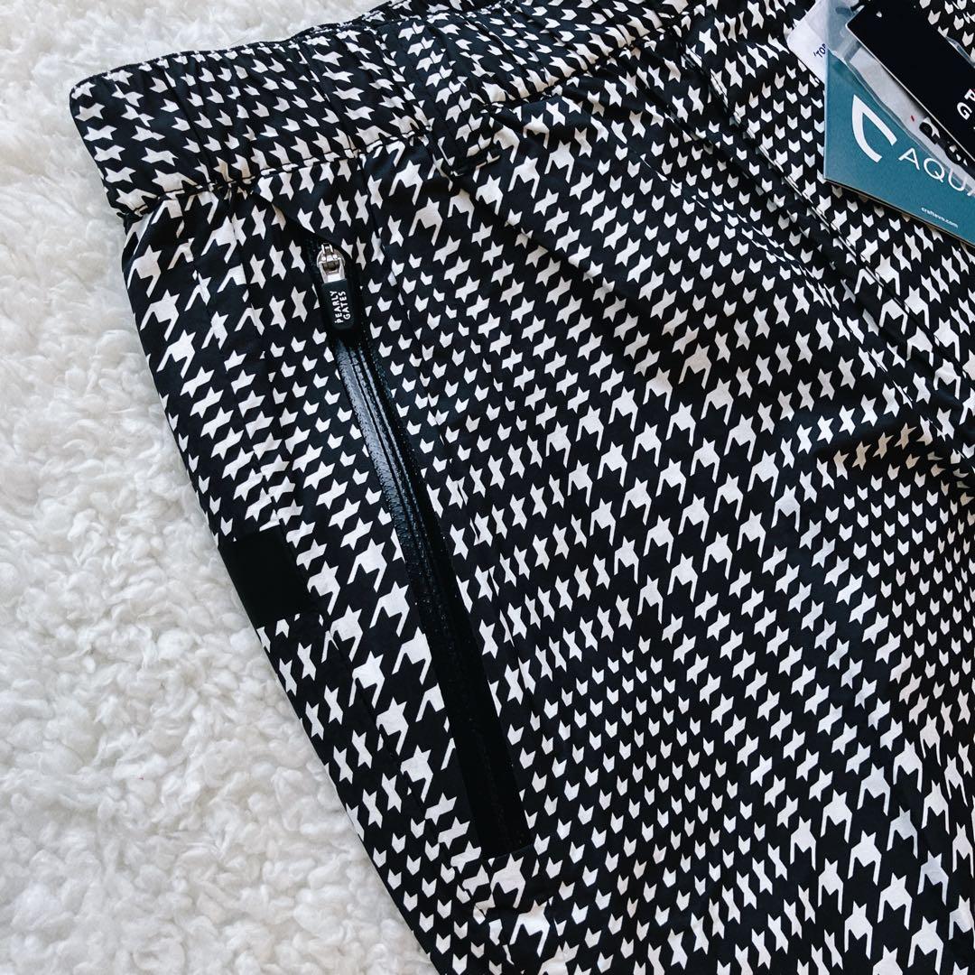 【新品 レインパンツ】パーリーゲイツ ストレッチ 千鳥柄 2/L