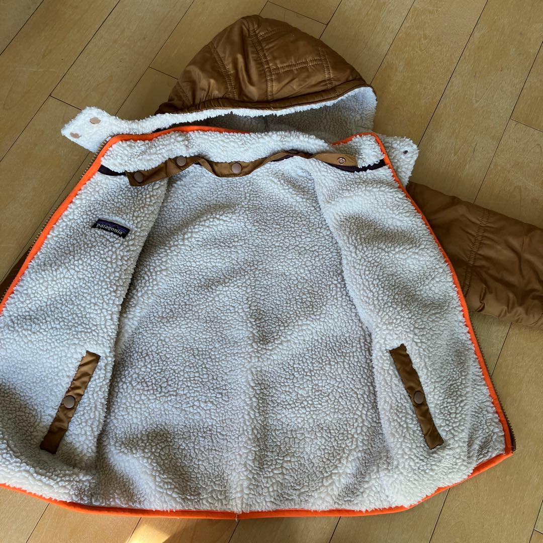 patagonia パタゴニア 5T ボアジャケット　リバーシブル　ボアアウター