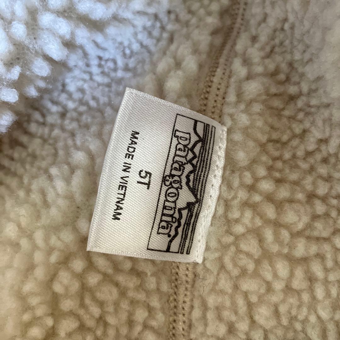 patagonia パタゴニア 5T ボアジャケット　リバーシブル　ボアアウター