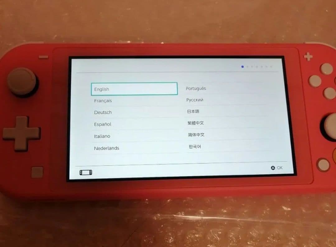 美品 Nintendo Switch Lite しずえアロハ柄 あつ森