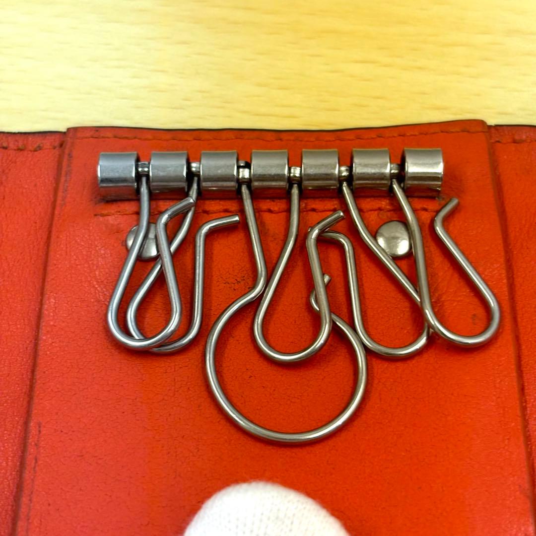 BOTTEGA VENETA ボッテガヴェネタ 6連キーケース バイカラー