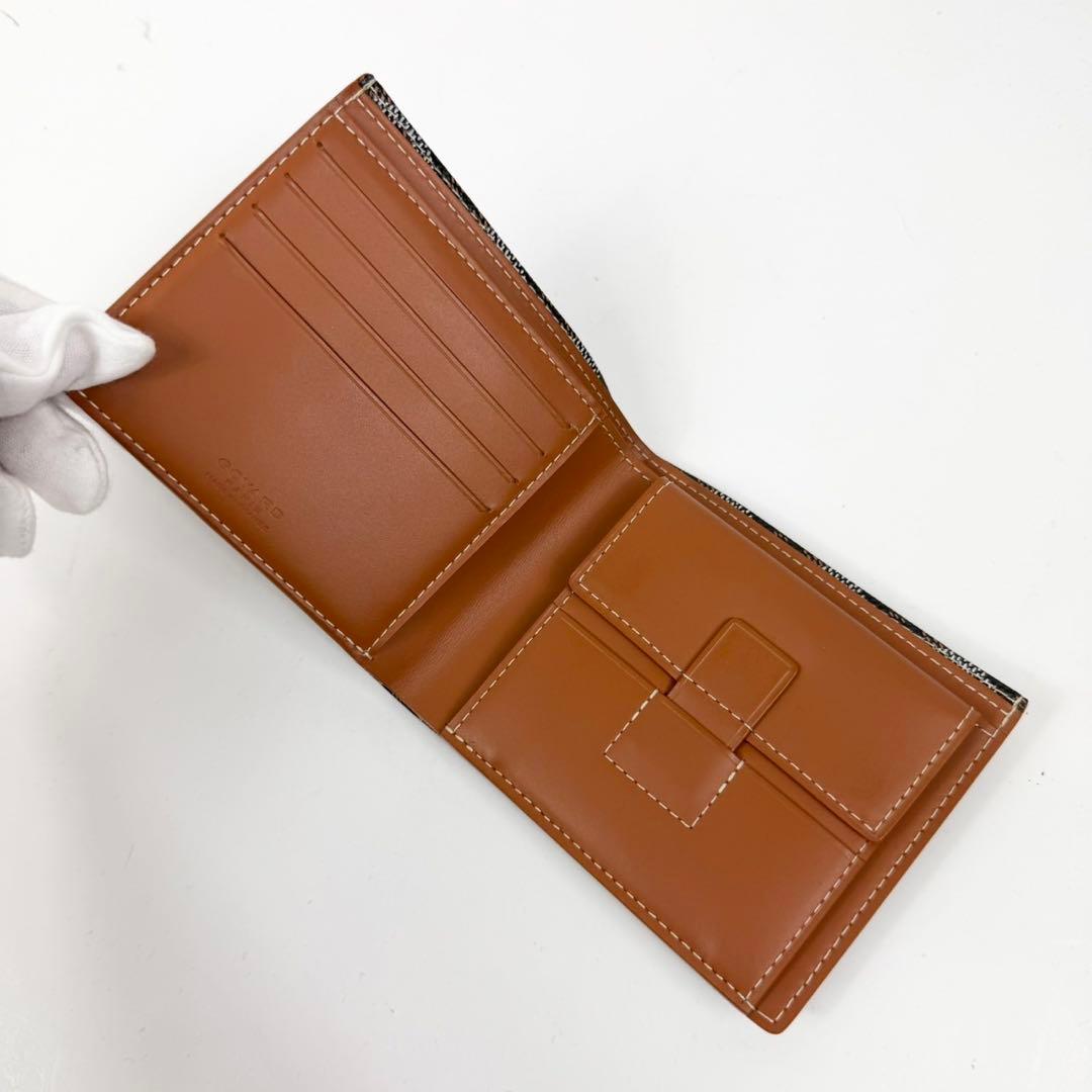 未使用GOYARD ゴヤール ヴィクトワール 二つ折り財布 ブラック