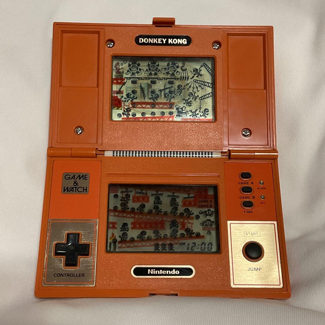 希少　当時物　2点　ドンキーコング & ウオッチマンゴルフ　液晶ゲーム