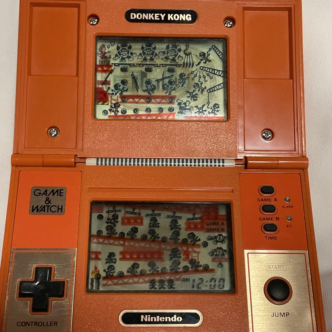 希少　当時物　2点　ドンキーコング & ウオッチマンゴルフ　液晶ゲーム