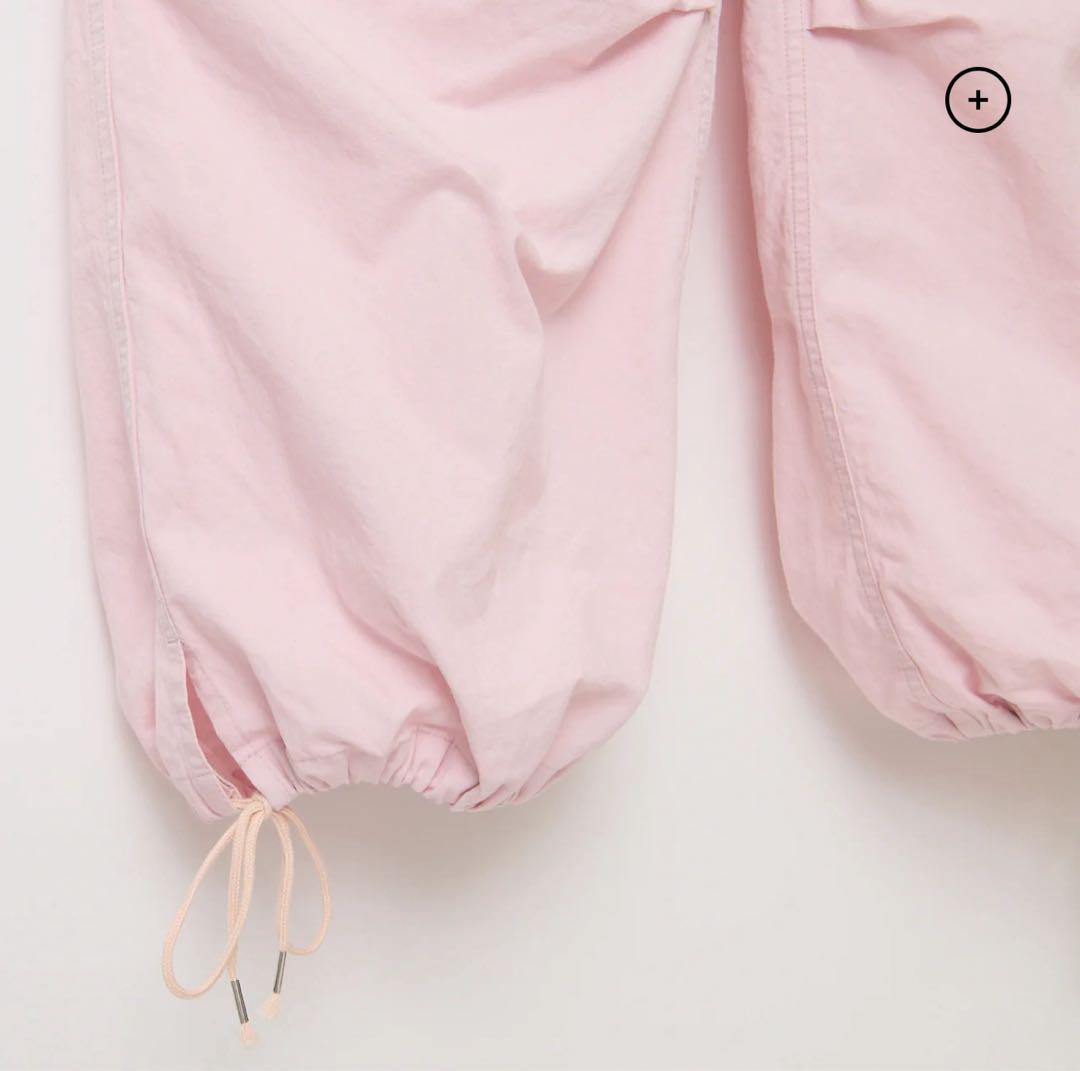 THE SHISHIKUI パラシュートパンツ ピンク M