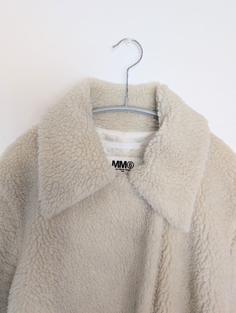 mm6 ボア コート テディベア size 38 made in italy