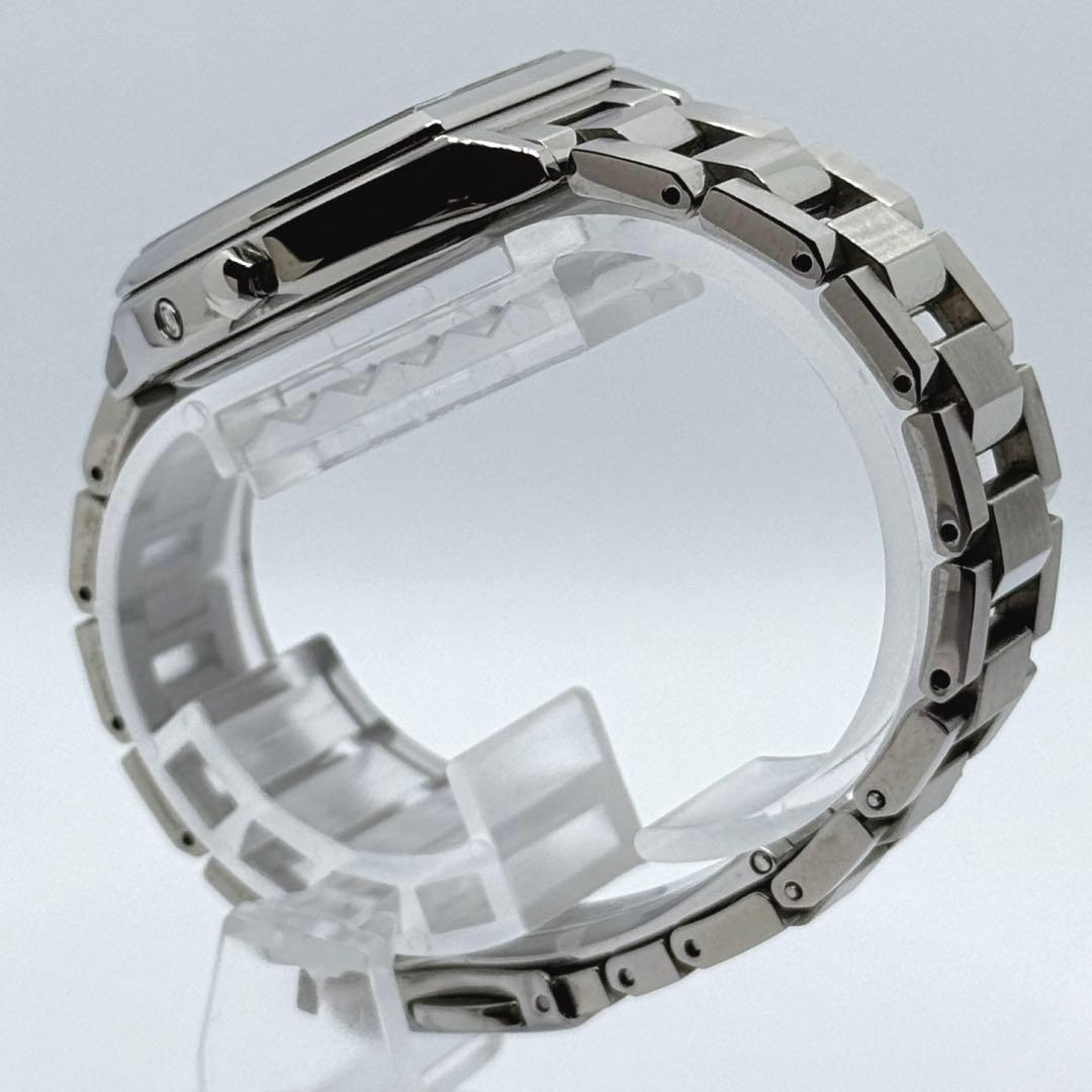 【未使用級】付属品完備 SEIKO LUKIA ソーラー シルバー ネイビー