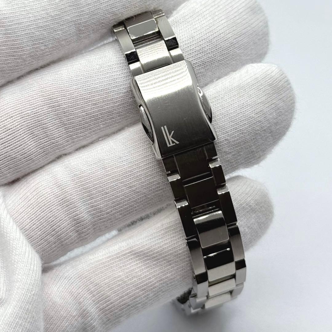 【未使用級】付属品完備 SEIKO LUKIA ソーラー シルバー ネイビー