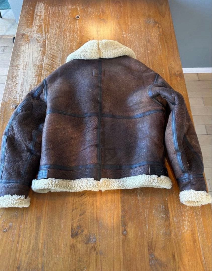 AVIREX B-3 リアルムートン USA製 size38