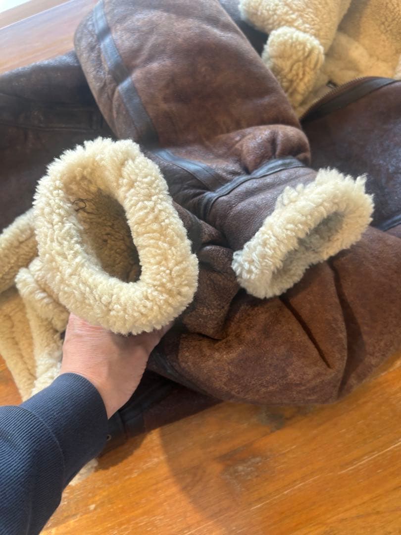 AVIREX B-3 リアルムートン USA製 size38