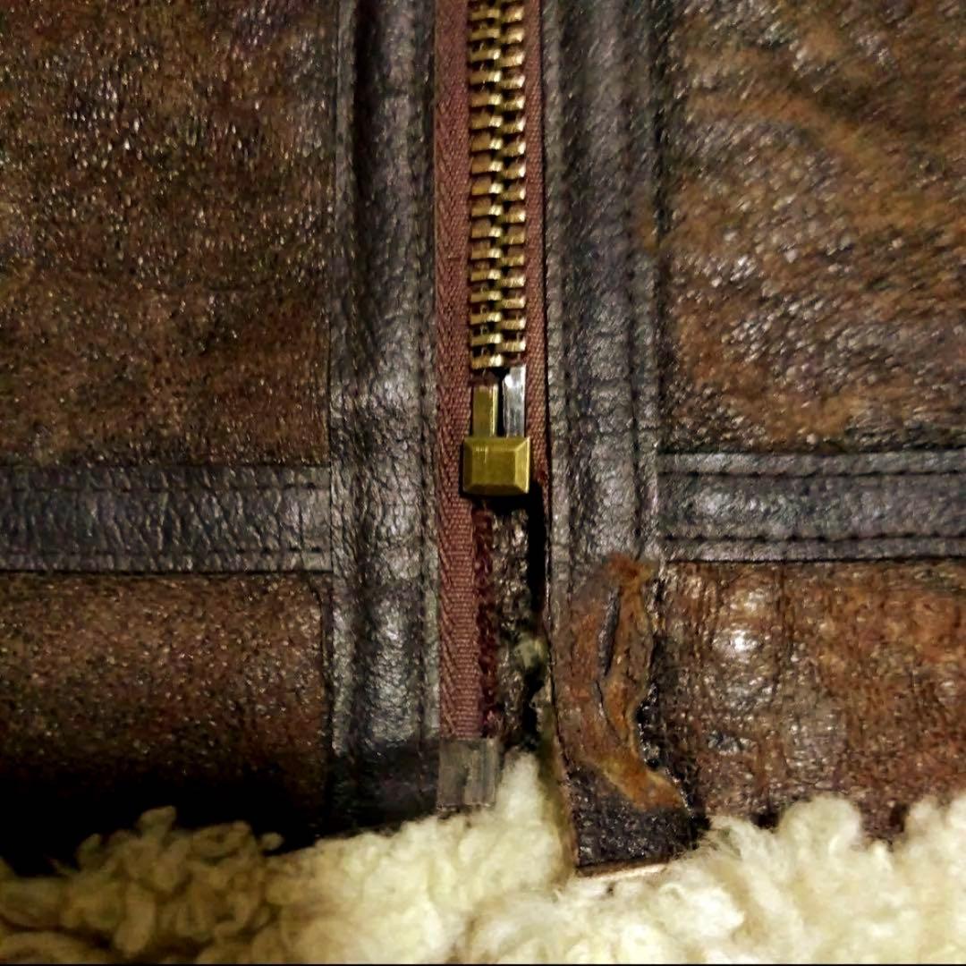 AVIREX B-3 リアルムートン USA製 size38