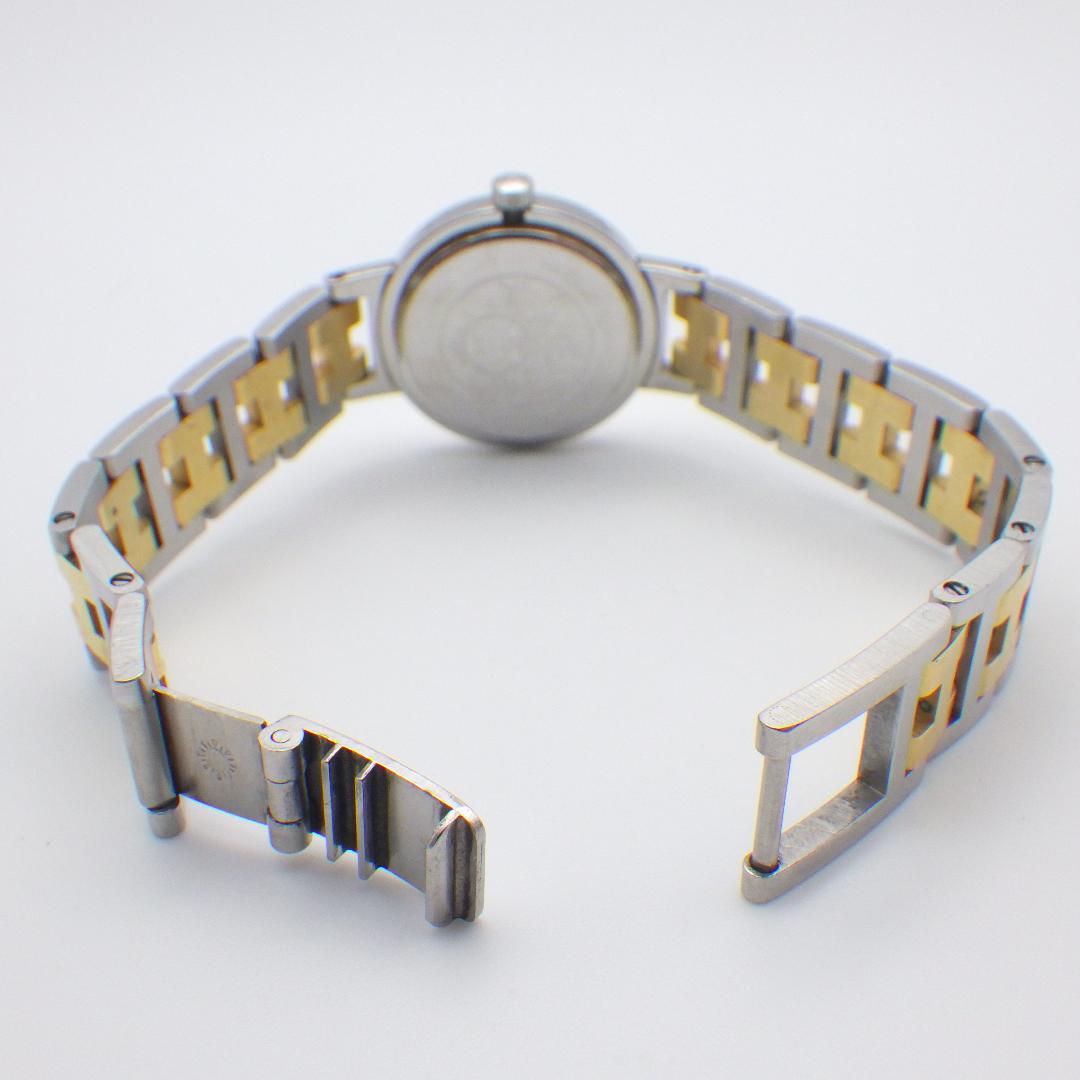 稼働 エルメス クリッパー レディース クォーツ腕時計 ホワイト文字盤