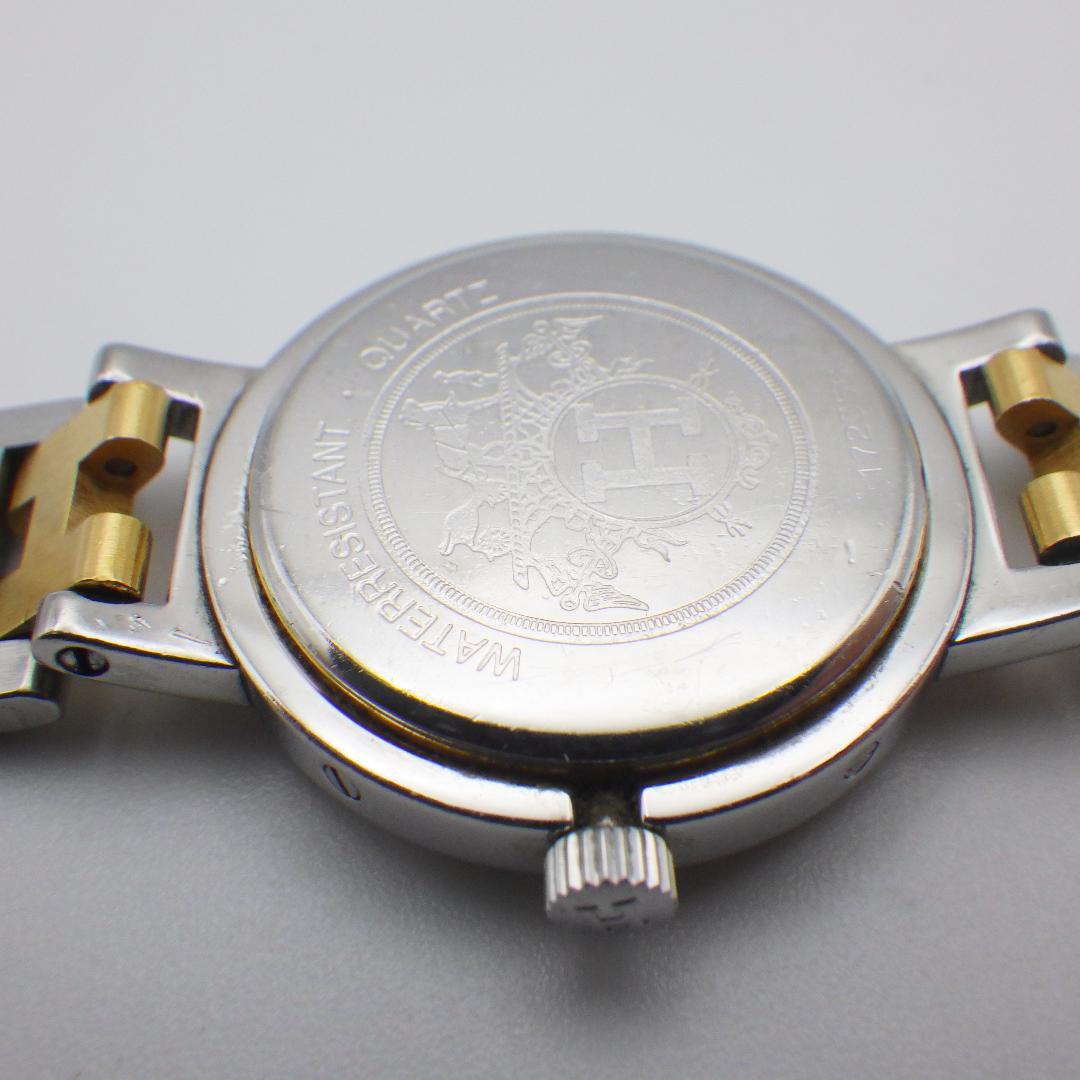 稼働 エルメス クリッパー レディース クォーツ腕時計 ホワイト文字盤