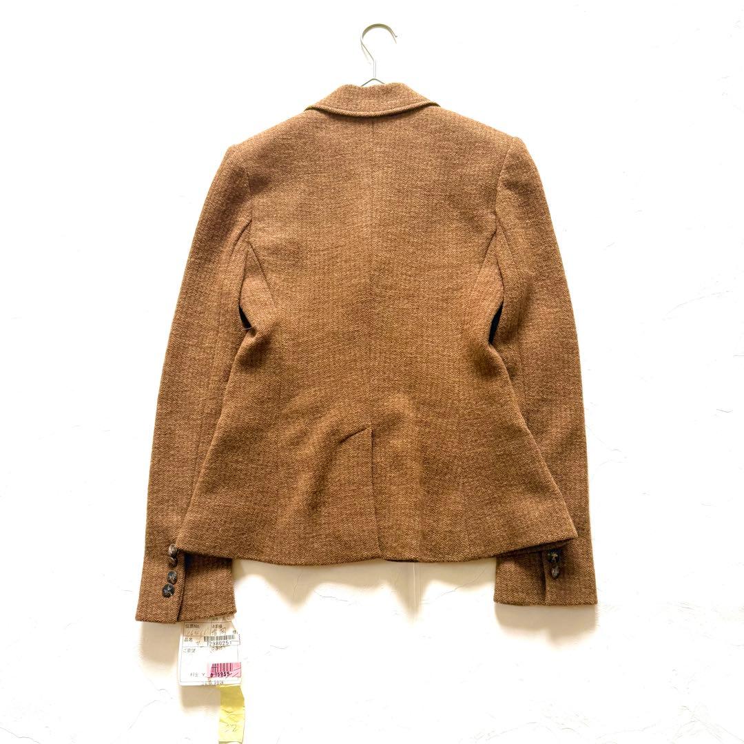 ラルフローレン　ウールテーラードジャケット　ヘリンボーン　キツネボタン　総裏地