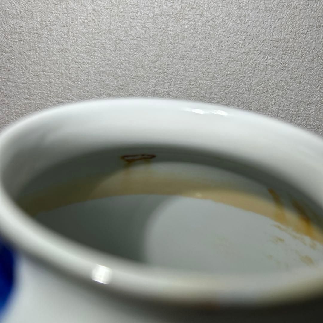 深川製磁　オールド深川　染付色絵柿図 花瓶　花入　宮内庁御用達