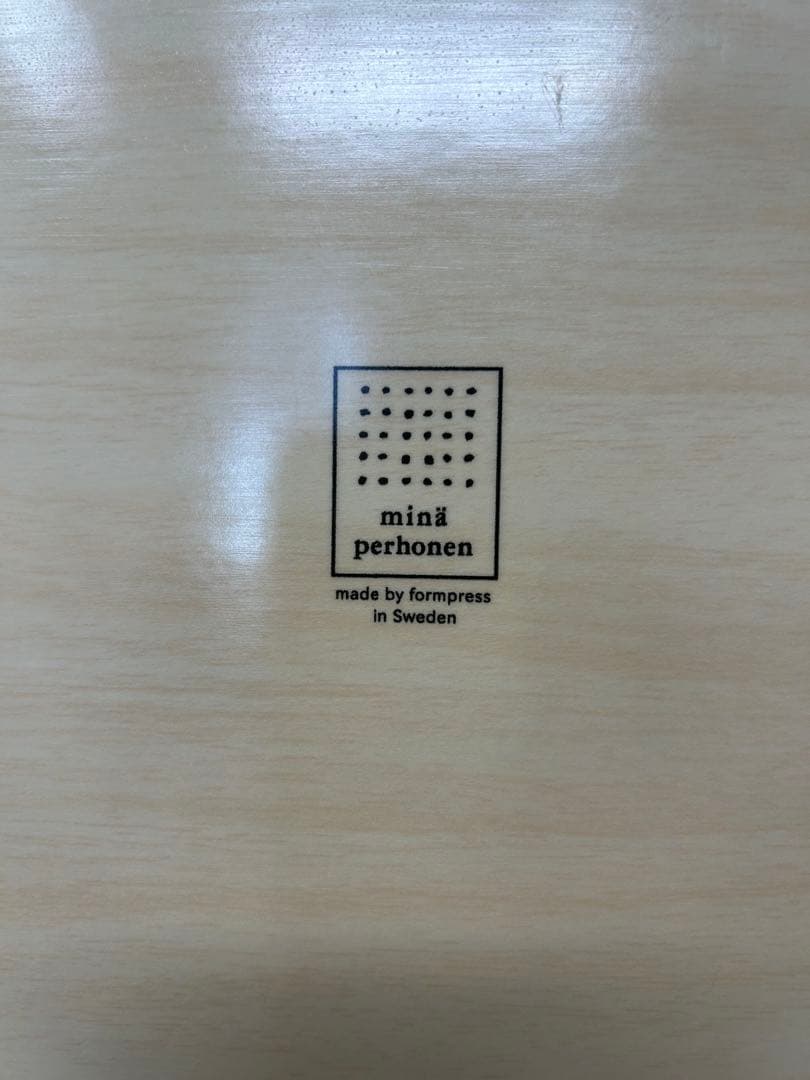 ミナペルホネン トレイ タンバリン　ライトブルー 大小 2点セット