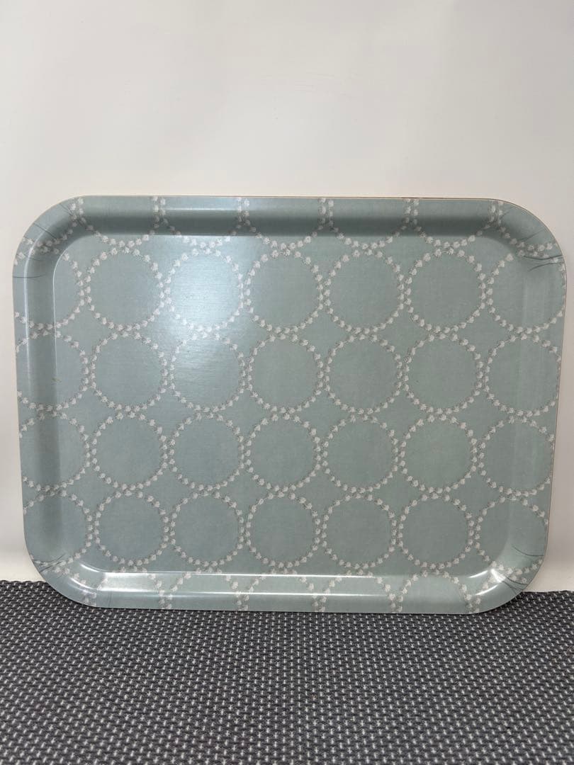 ミナペルホネン トレイ タンバリン　ライトブルー 大小 2点セット