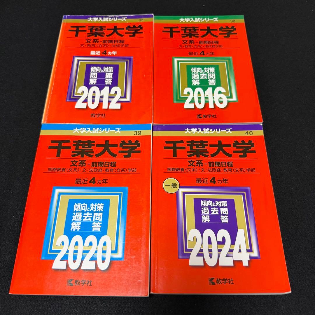 赤本　千葉大学　文系　前期日程　2008年～2023年　16年分