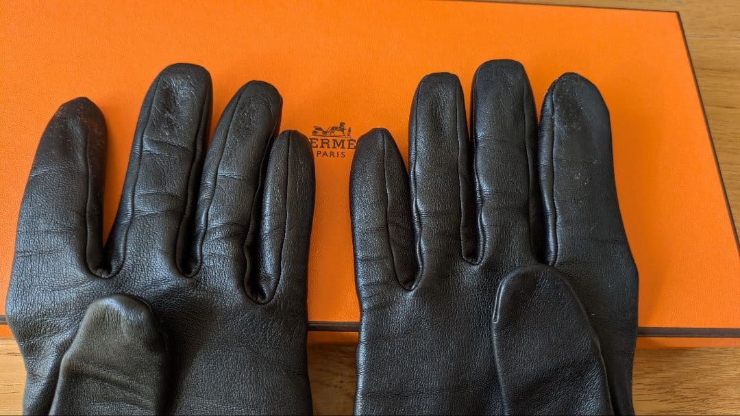 国内正規 エルメス Hermes 手袋 ポニーグローブ シェーヌダンクル