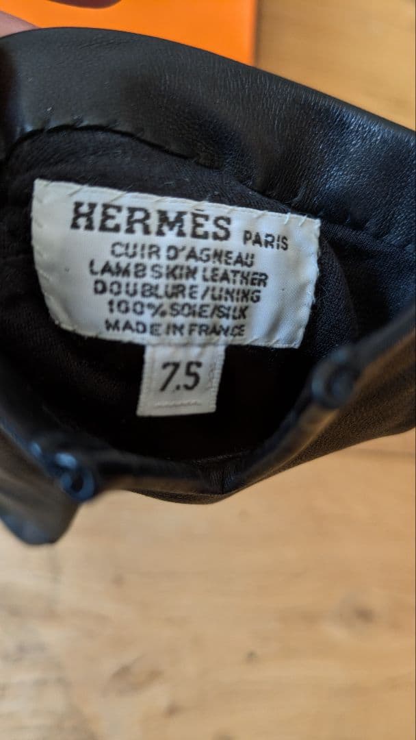 国内正規 エルメス Hermes 手袋 ポニーグローブ シェーヌダンクル