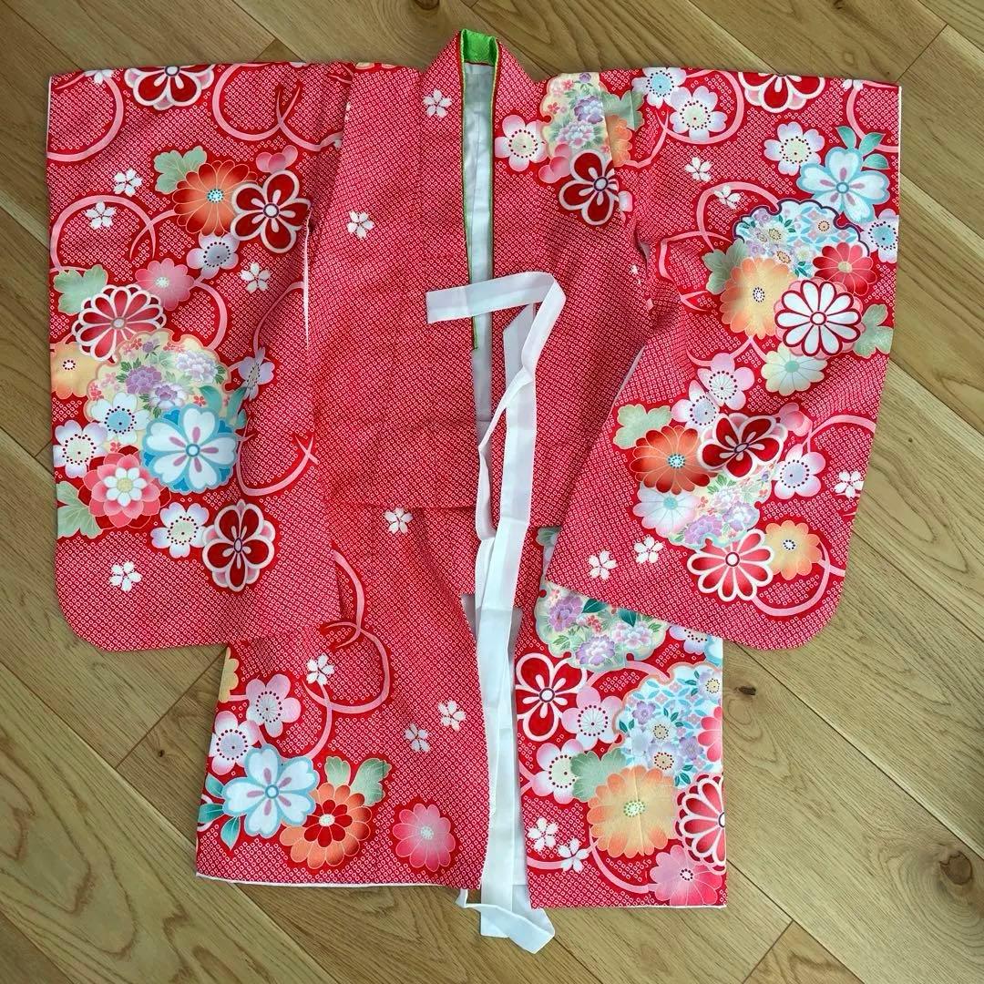 七五三 着物7点セット (3歳　女の子)