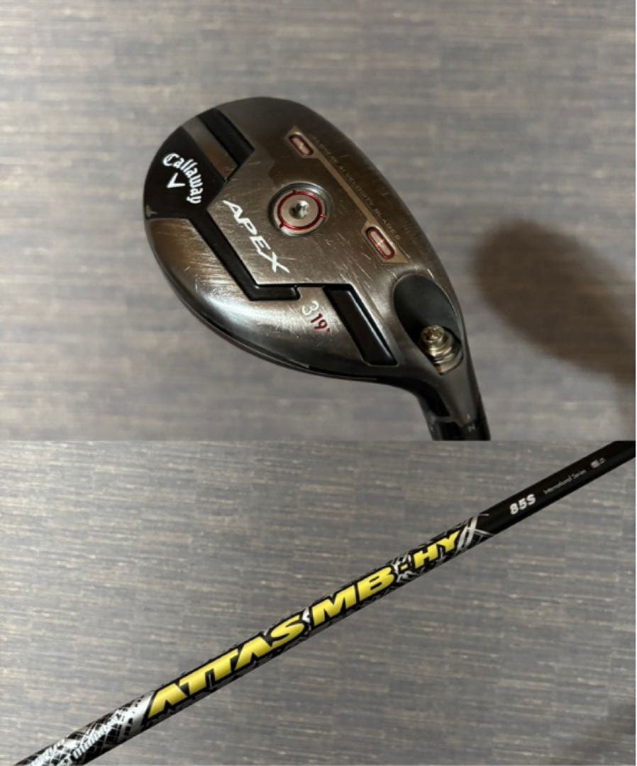 Attas mb hy 85s Apex UT 19度　3U キャロウェイ