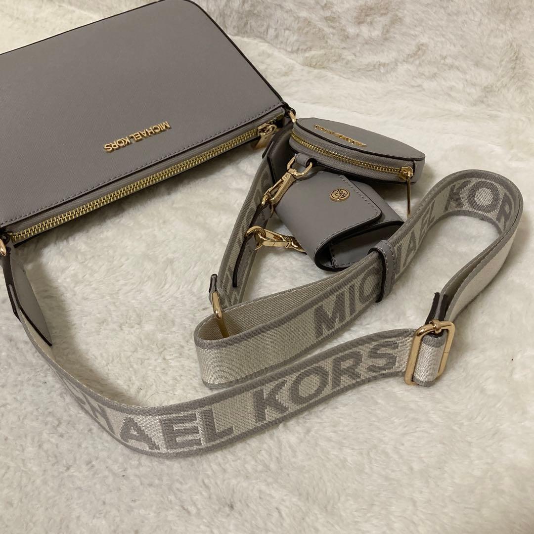 極美品 マイケルコース JETSET TRAVEL クロスボディショルダーバッグ