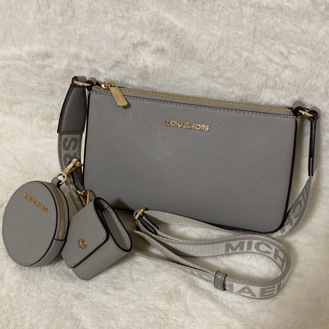 極美品 マイケルコース JETSET TRAVEL クロスボディショルダーバッグ