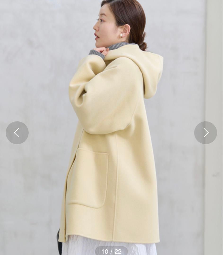 min⭐︎ダブルフェイス フード コート 38