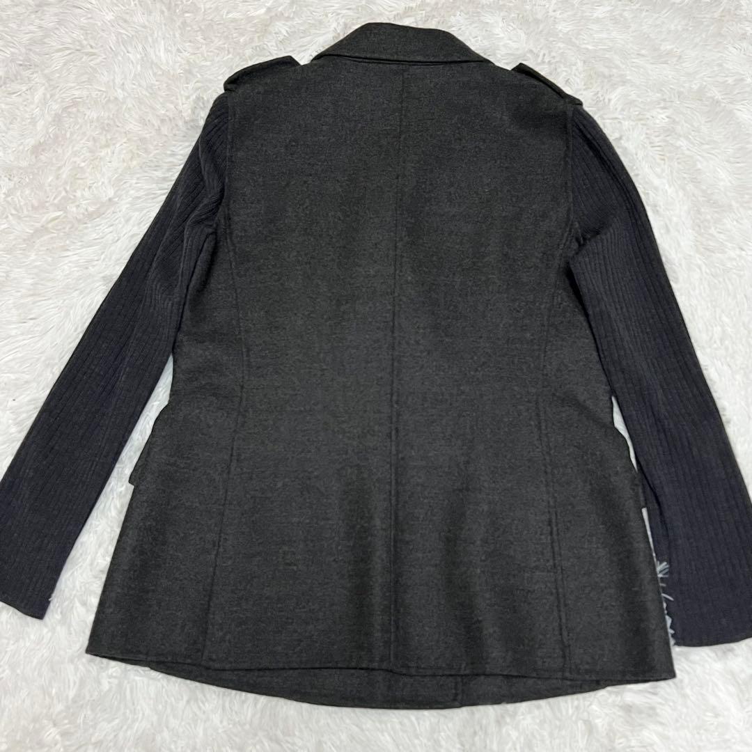 レリアン　ニット切替ジャケット　ロロピアーナ生地　STEFANONI