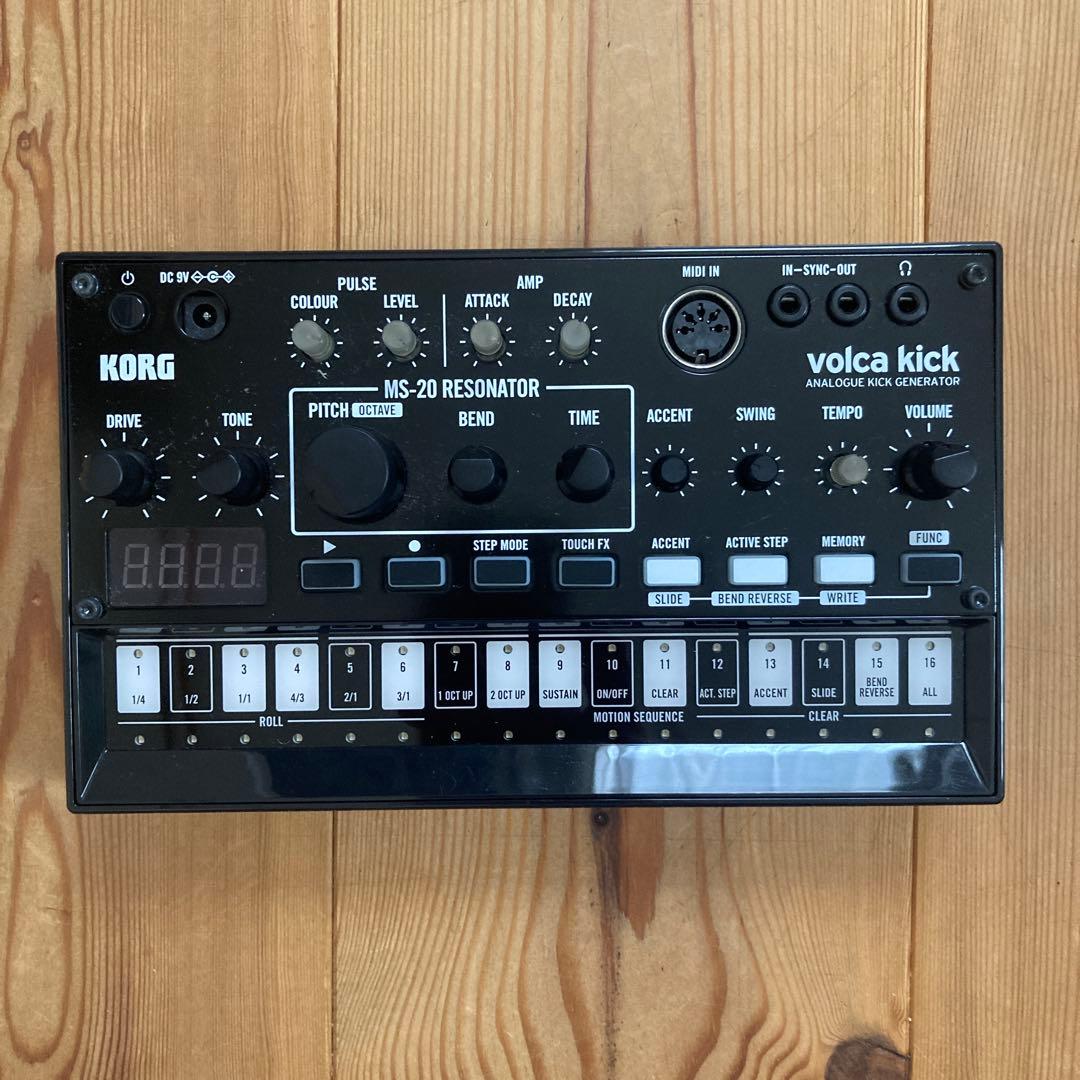 KORG volca kick アナログキックジェネレーター　美品
