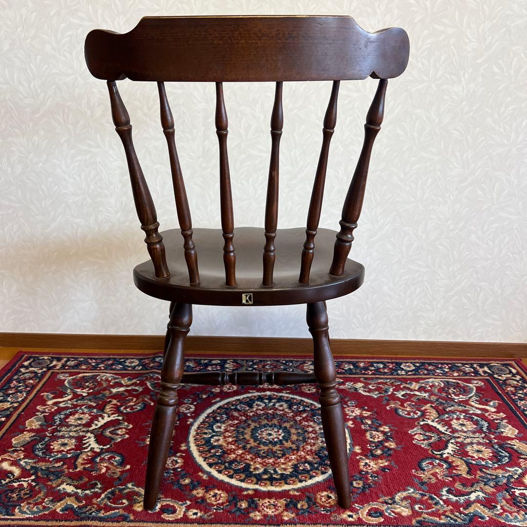 飛騨産業 HIDA キツツキ ダイニングチェア レトロ vintage 2脚