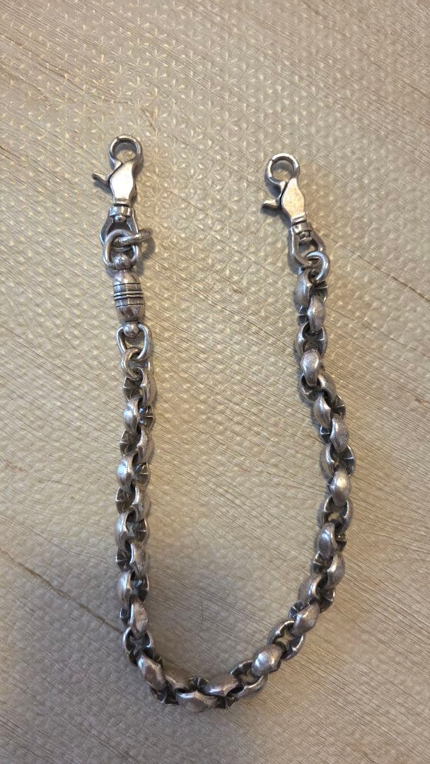 ブランド不明　シルバー ウォレットチェーン 約30cm