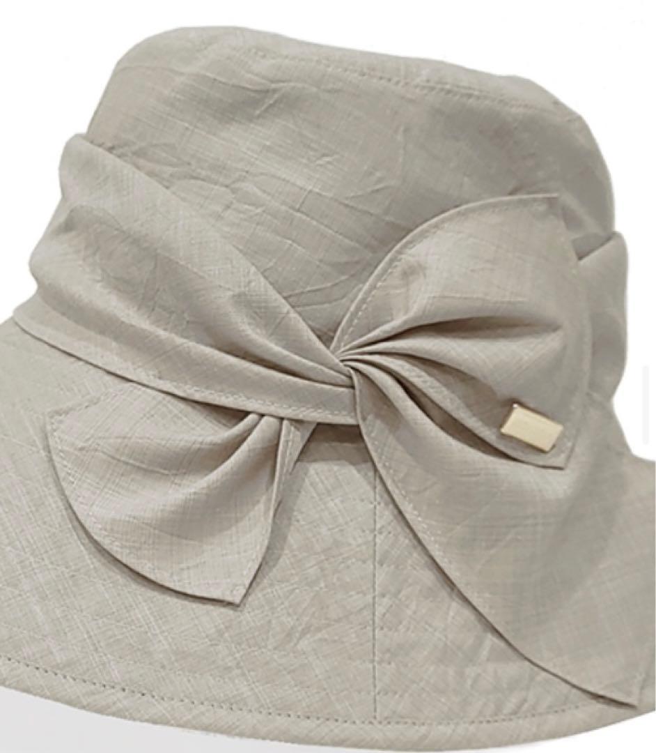 ビシェリ⭐︎リボンクロッシェエアリータイプ薄コットン⭐︎モカベージュ100%完全遮光