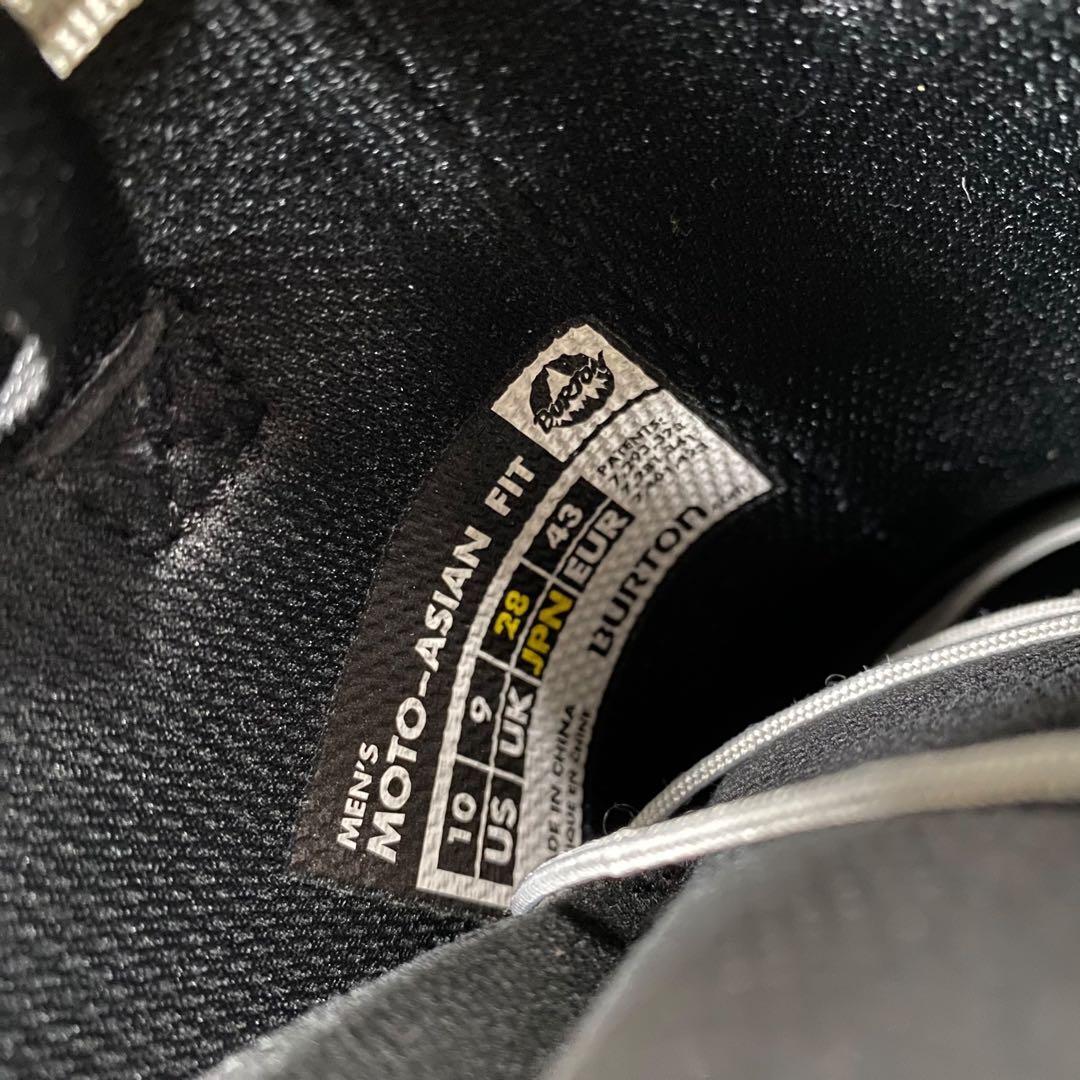 【良品】Burton Moto Asian Fit スノーボードブーツ ホワイト