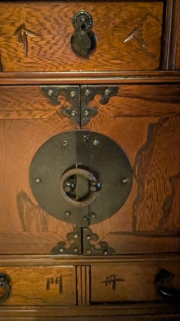 薬棚 薬箪笥 木製引き出し収納チェスト